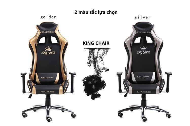 2 mẫu ghế King Chair lựa chọn, màu vàng và bạc