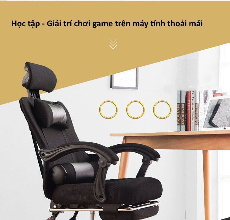 Ghế gaming WCG Lite có thể giúp bạn ngồi học tập và giải trí thoải mái