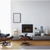 Eames Lounge đệm da đen